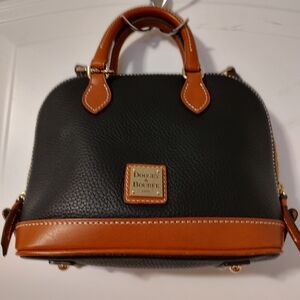 Dooney & Bourke Black and Brown Mini Bag